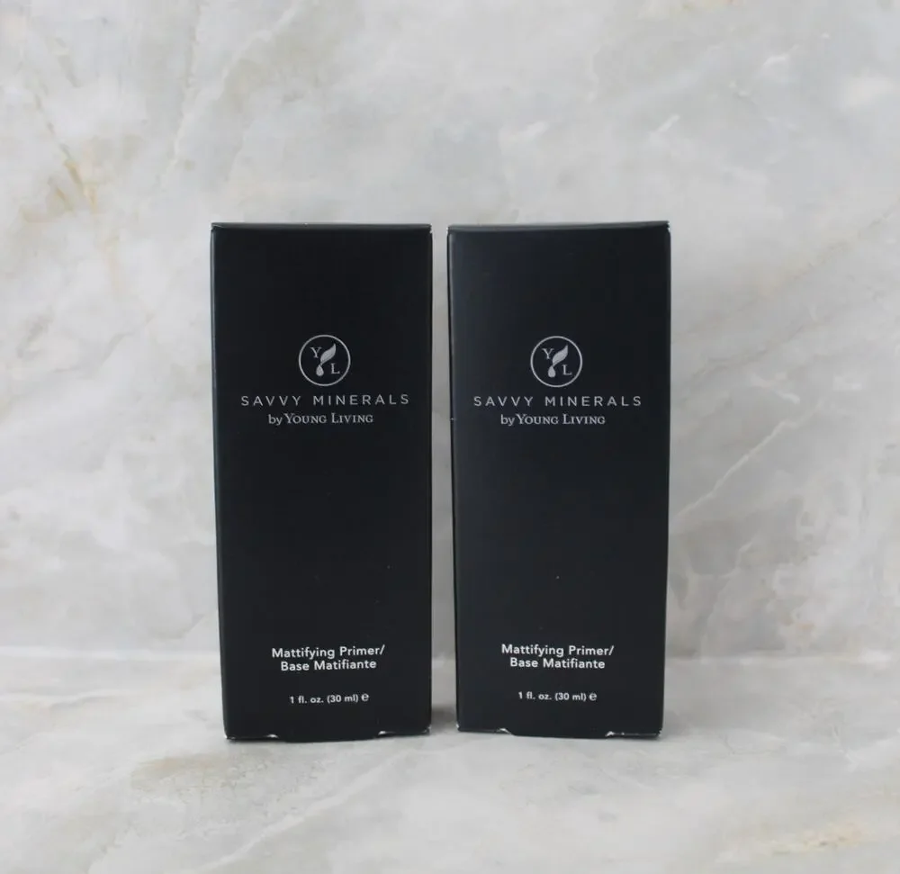 Savvy Mineral By Young Living Mattifying Primer 1 fl. oz. (Set of 2) NWB